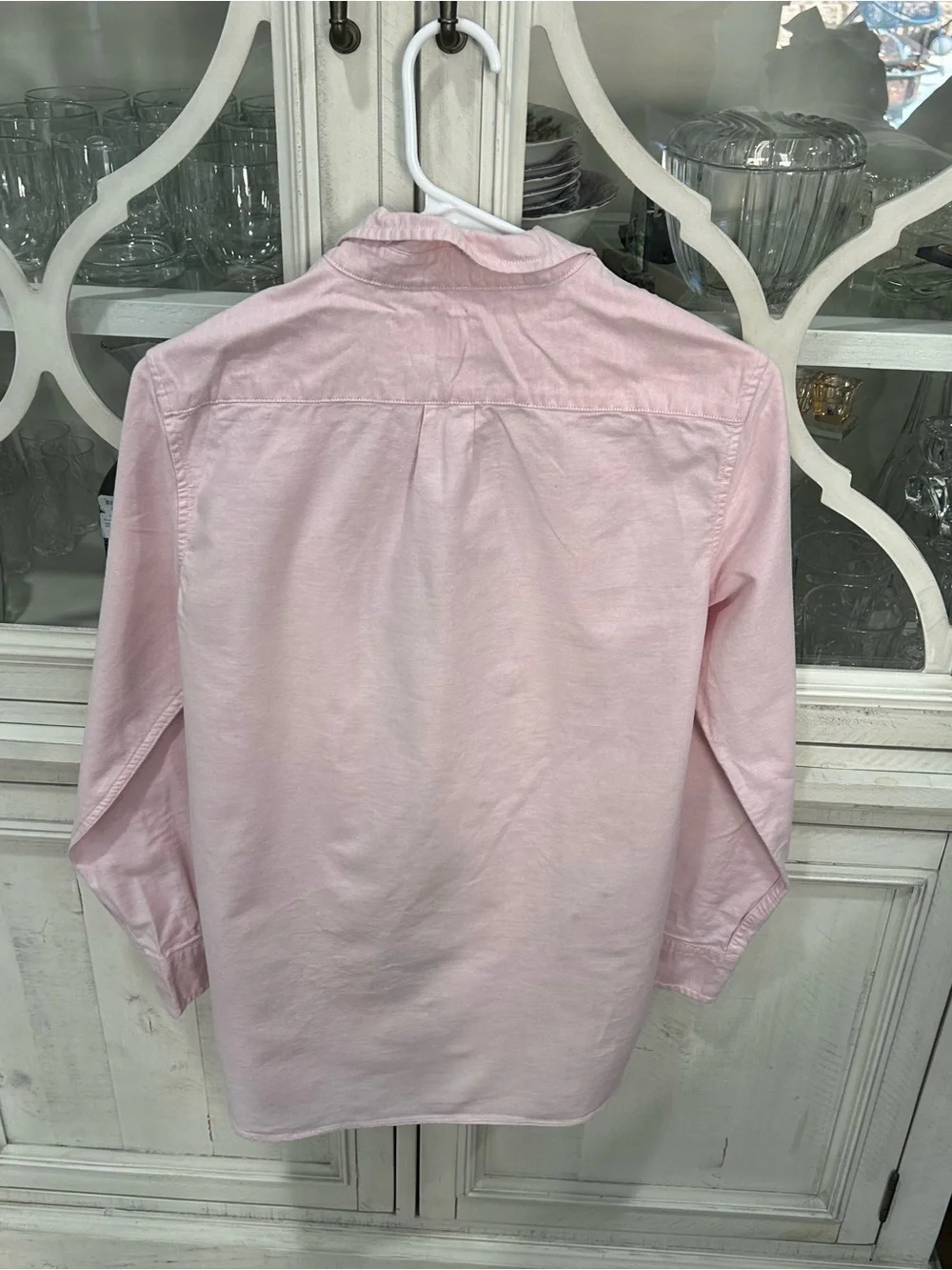 Gap Kids Pink Oxford Button Down Shirt XXL (14-16) Long Sleeve